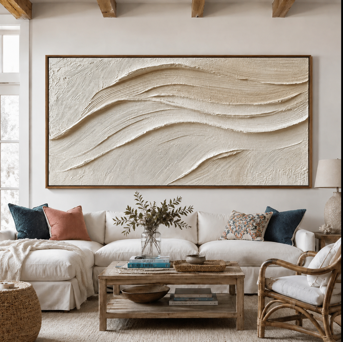 Texture as Tranquillity: How Sculptural Artwork Shapes a Calmer Home