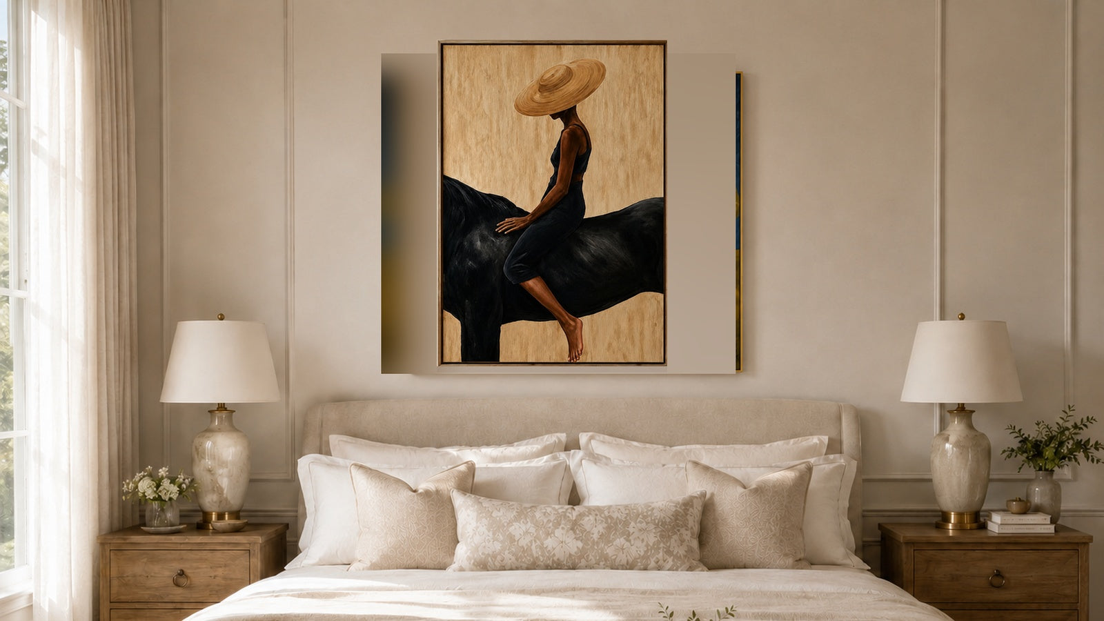 Vintage Americana Oil Paintings for Western Home Decor