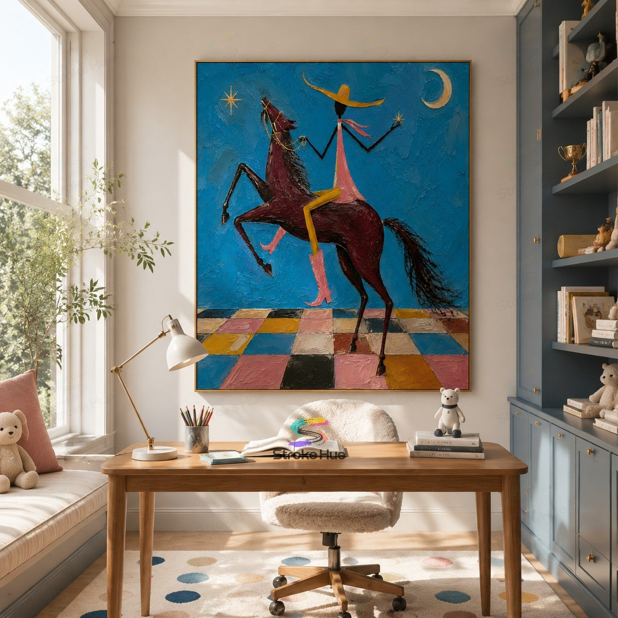 Star Keeper Rider-Horse Painting