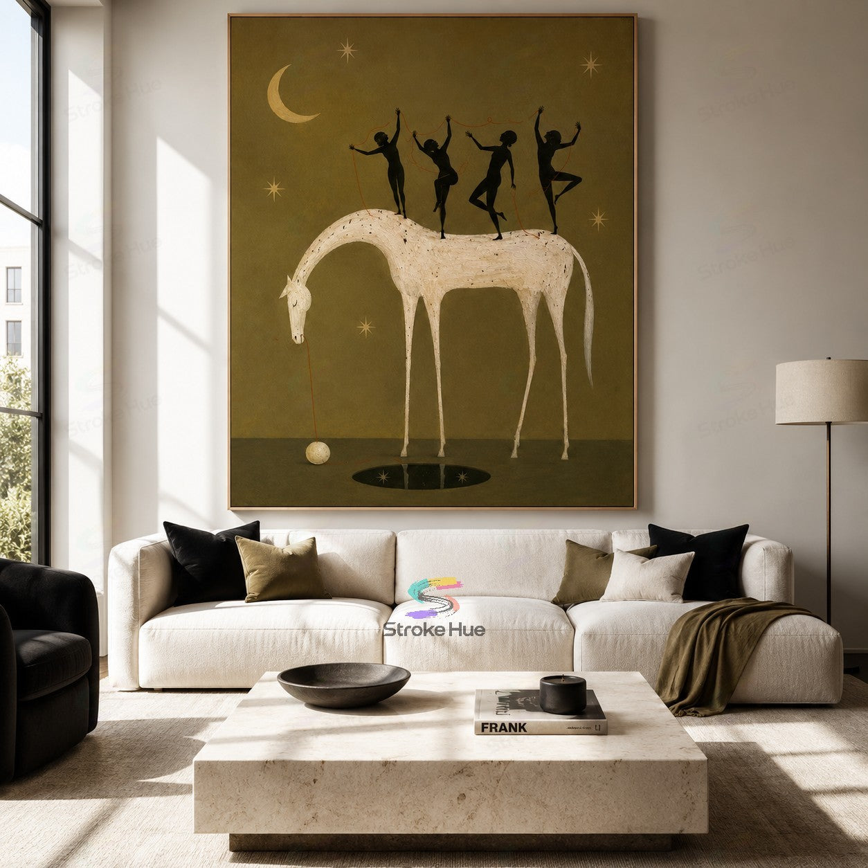 Moon Dancers-Horse Painting