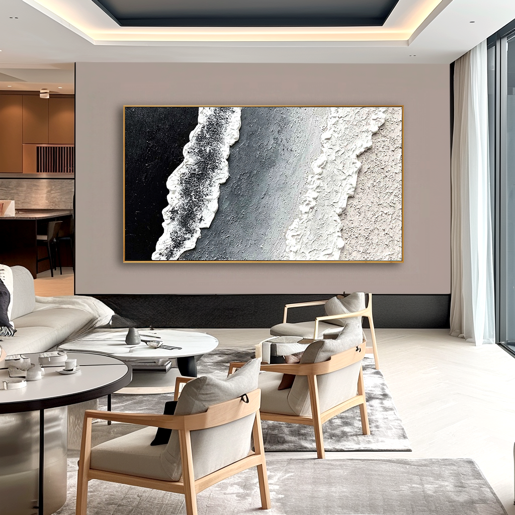 Foam Divide-Coastal Relief Painting