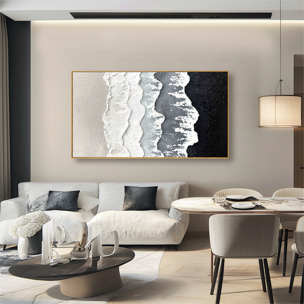 Shoreline Strata-Coastal Relief Painting