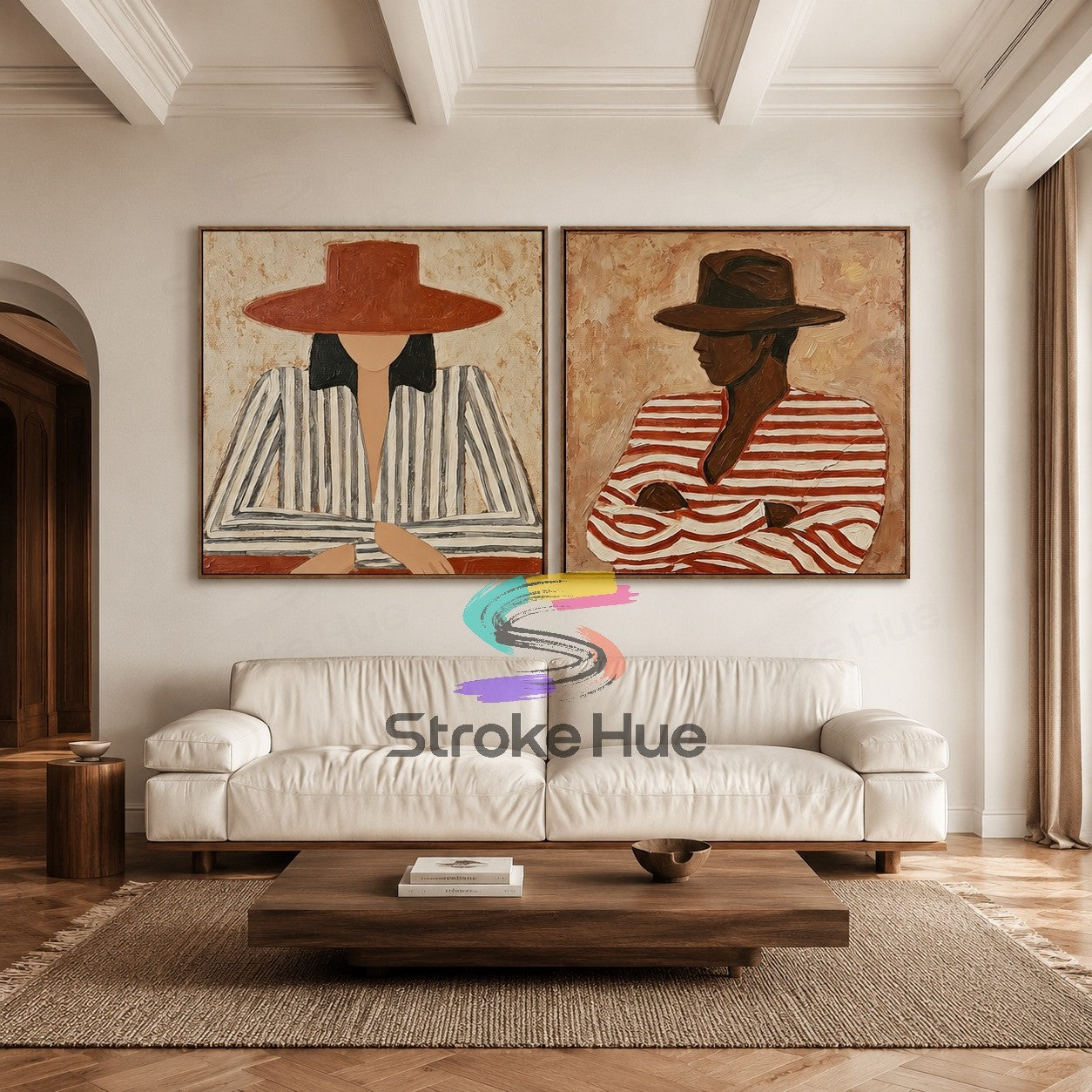 Striped Souls-Portrait Painting Set