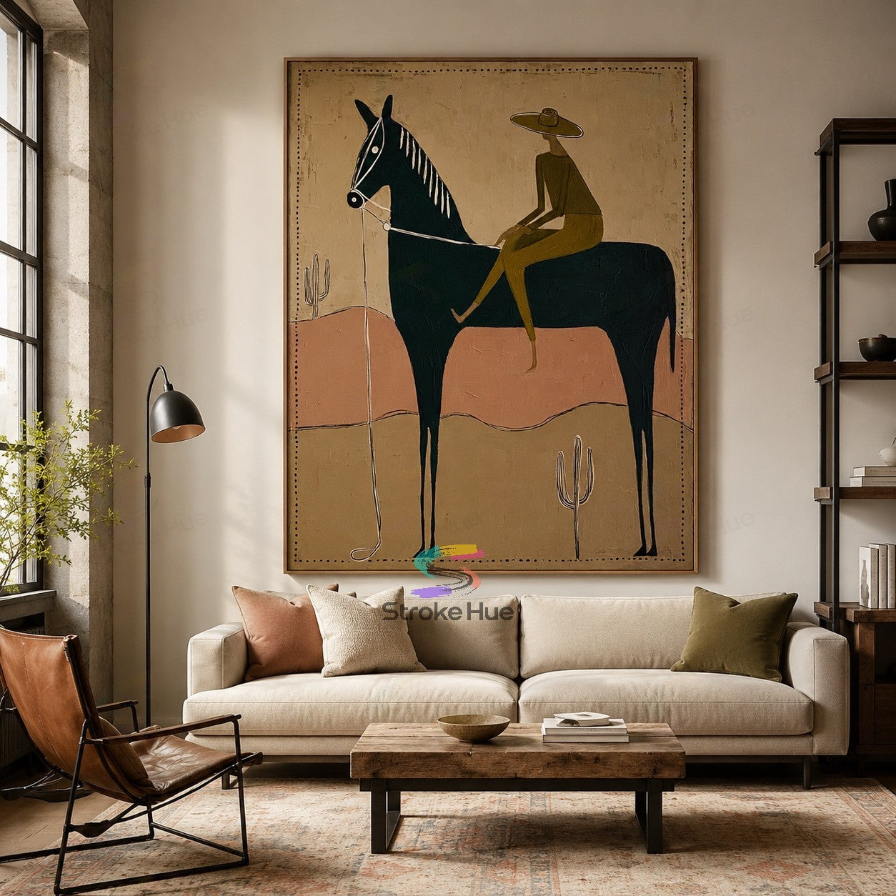 Desert Drifter-Western Rider Painting