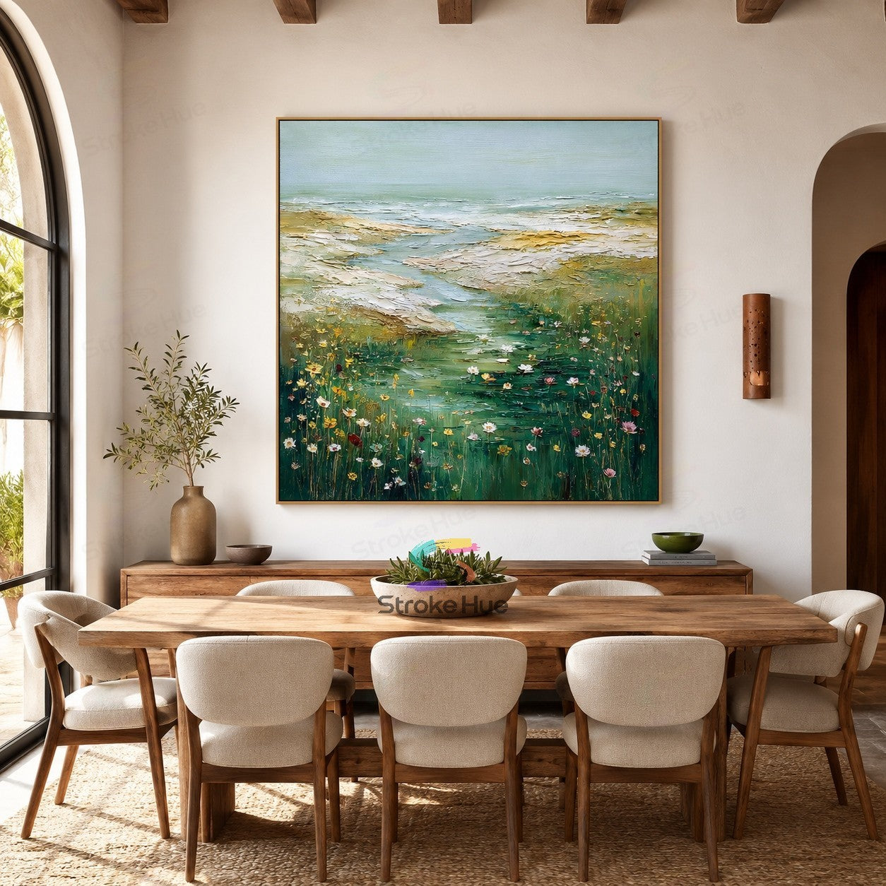 Lily Marsh-Textured Landscape Painting