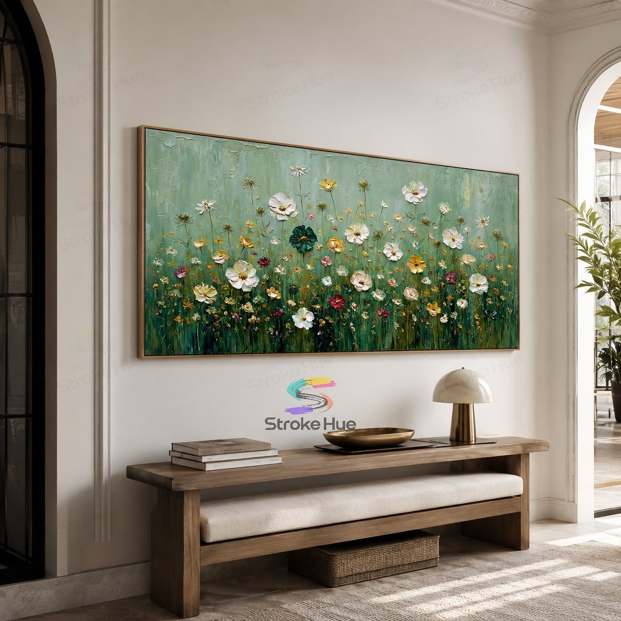 Sage Bloom-Wildflower Painting