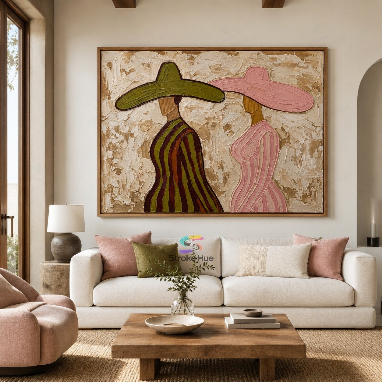 Desert Pair-Western Figure Painting