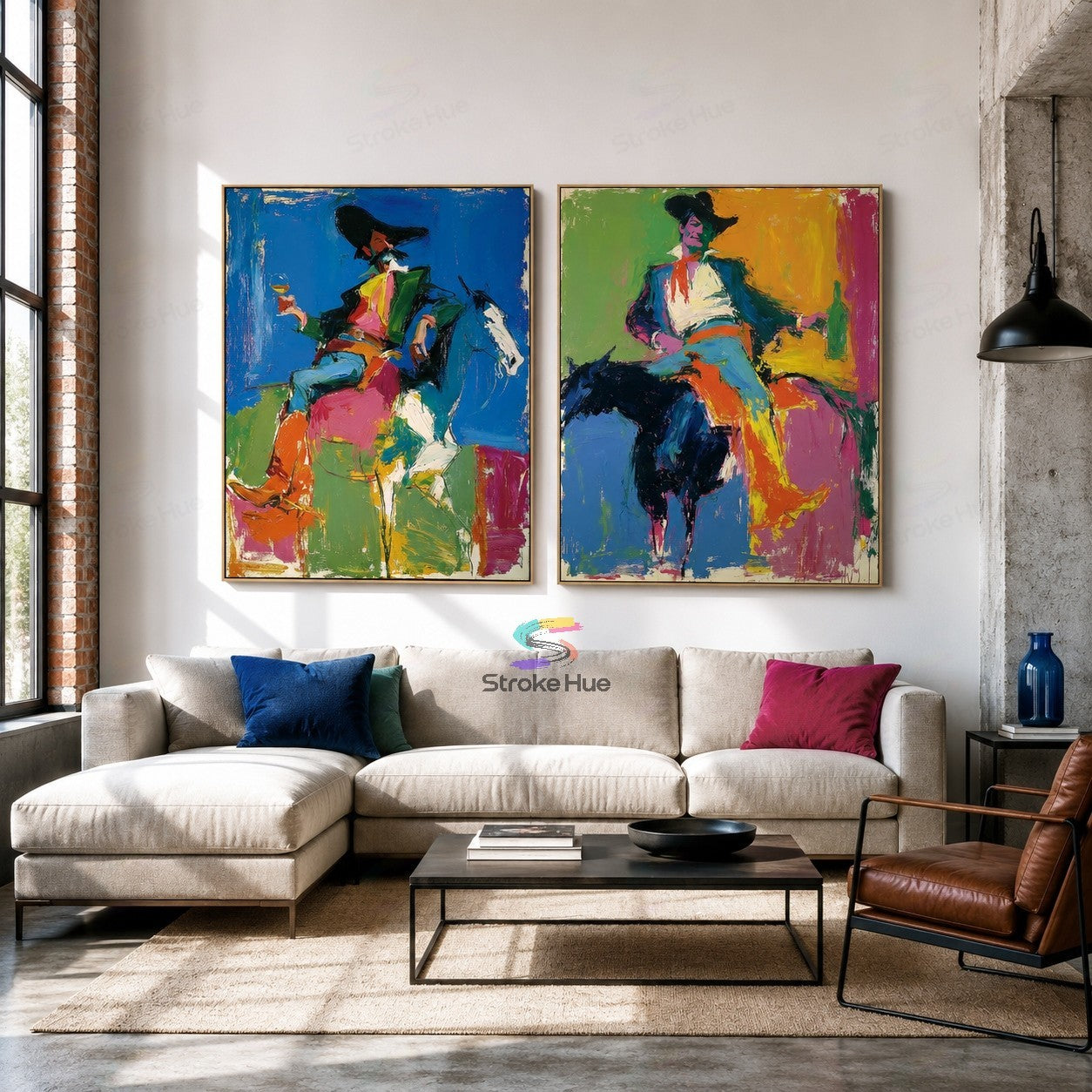 Electric Saddle-Western Horse Painting Set