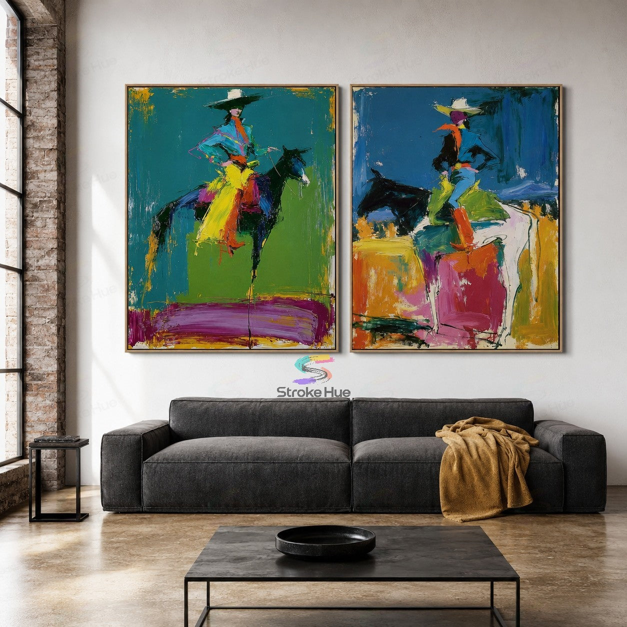 Prairie Pulse-Western Rider Painting Set