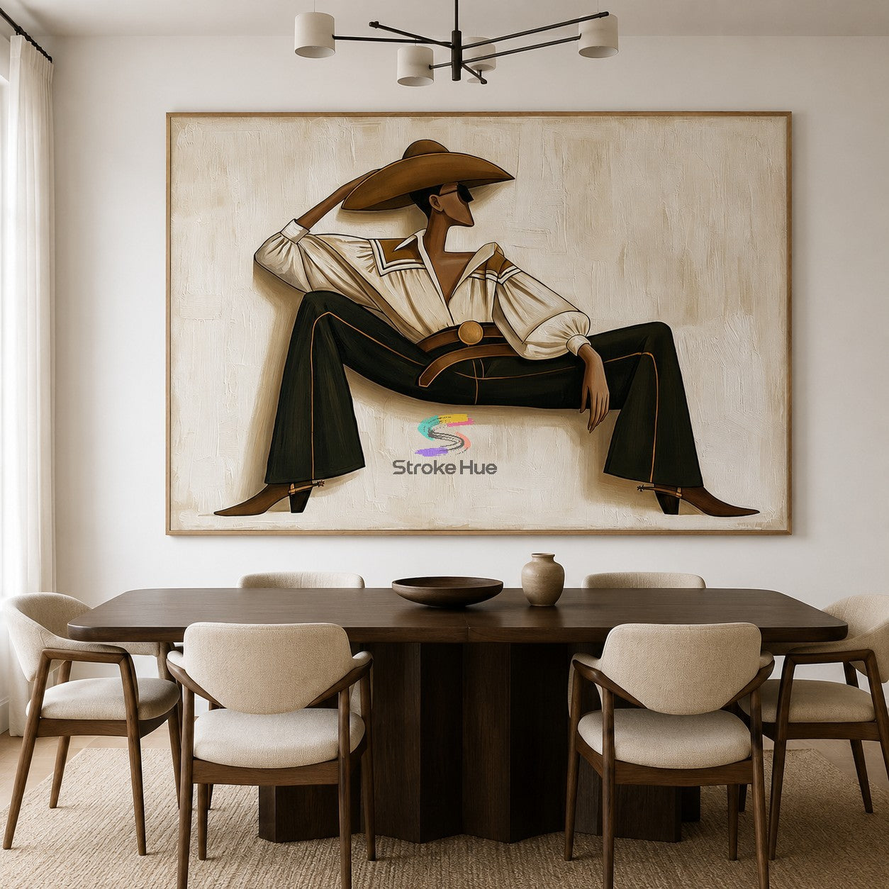 Ivory Recline-Western Portrait Painting