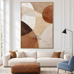 Desert Flow-Organic Abstract Texture Oil Painting