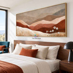 Desert Whisper-Textured Mountain Landscape Painting