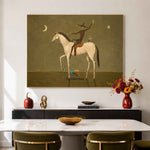 Twilight Star Voyager-Surreal Horse Oil Painting