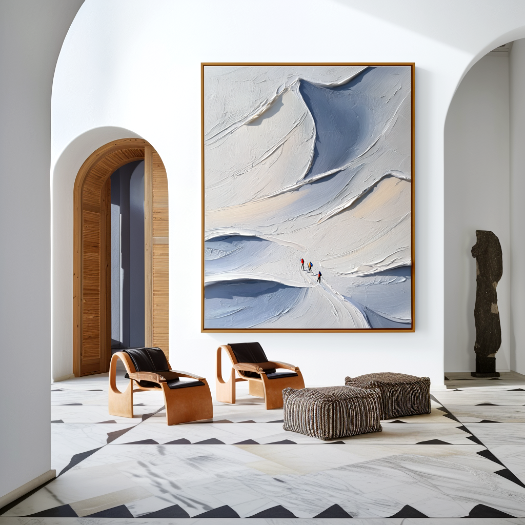 White Pass-Snow Landscape Painting