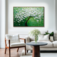 Blooming Horizon – Large Textured White Blossom Tree Oil Painting