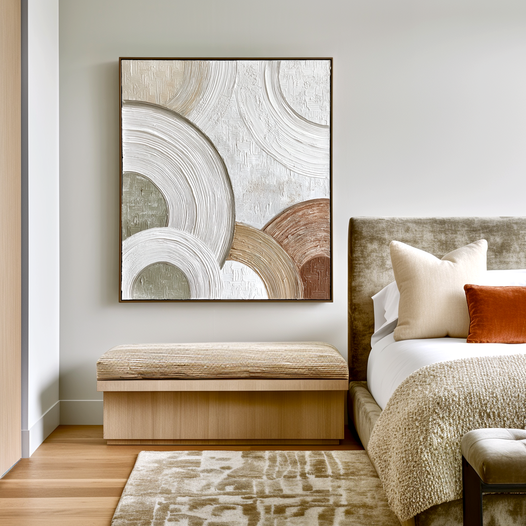 Arched Calm-Neutral Arc Painting