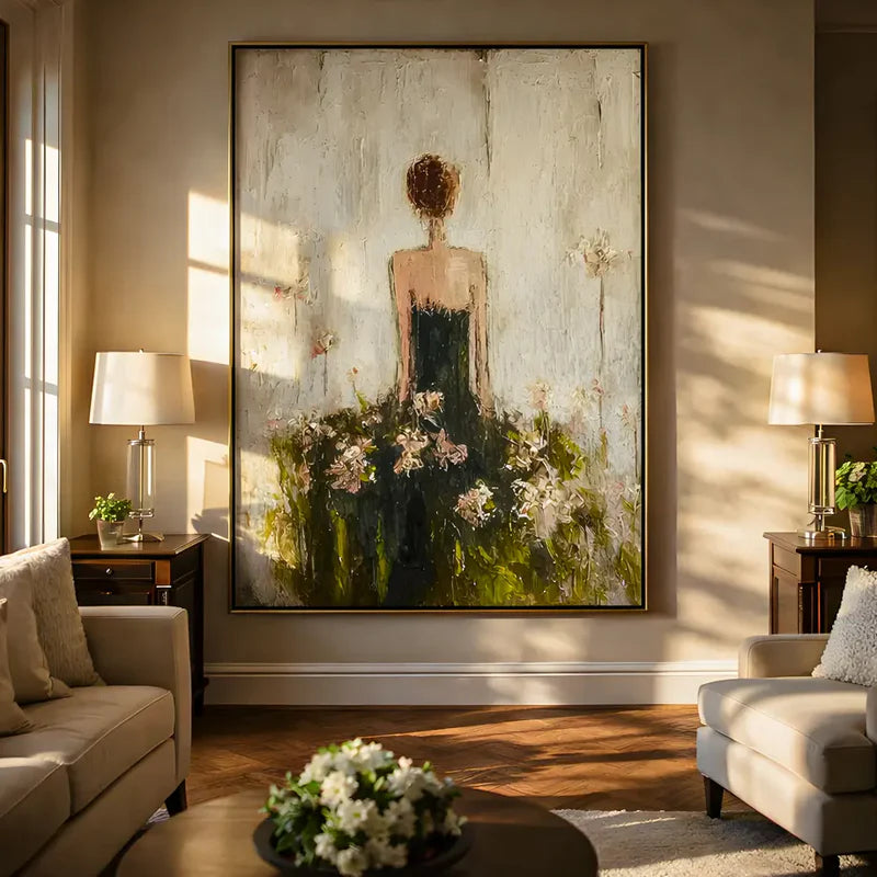 Garden Silence-Figure Painting