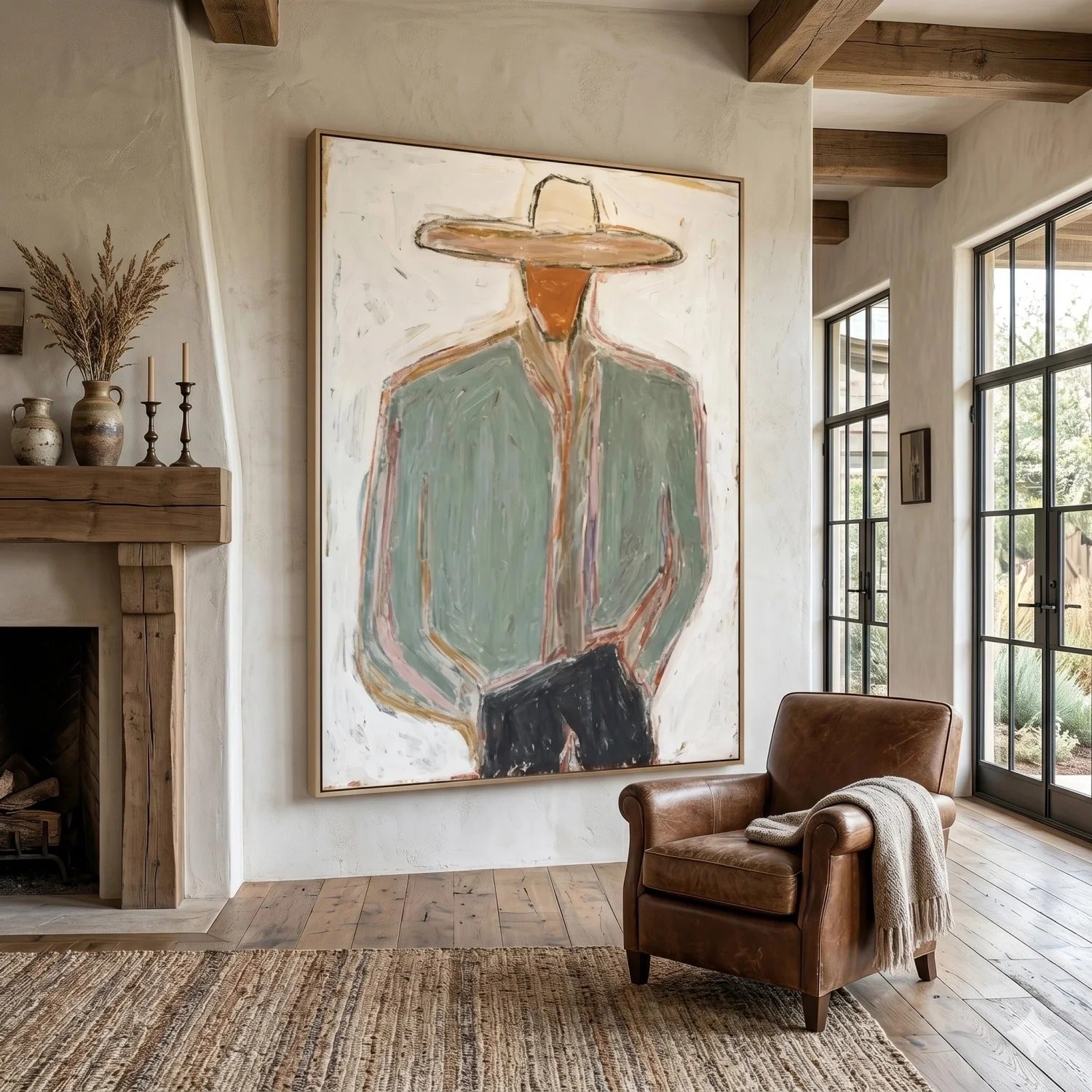 Sage Rancher-Western Figure Painting