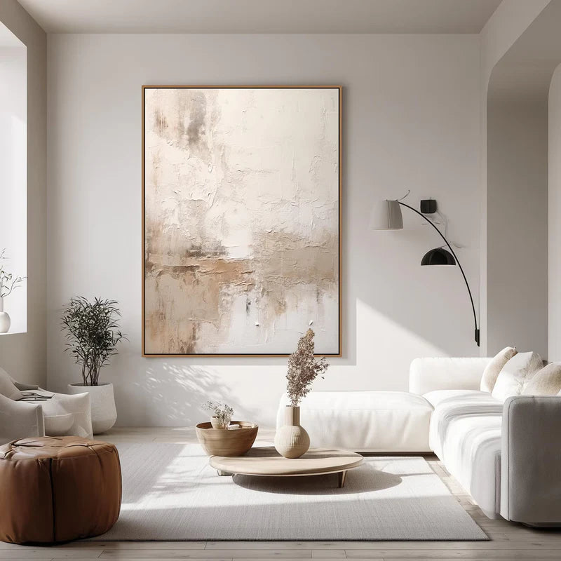 Sand Veil-Textured Abstract Painting